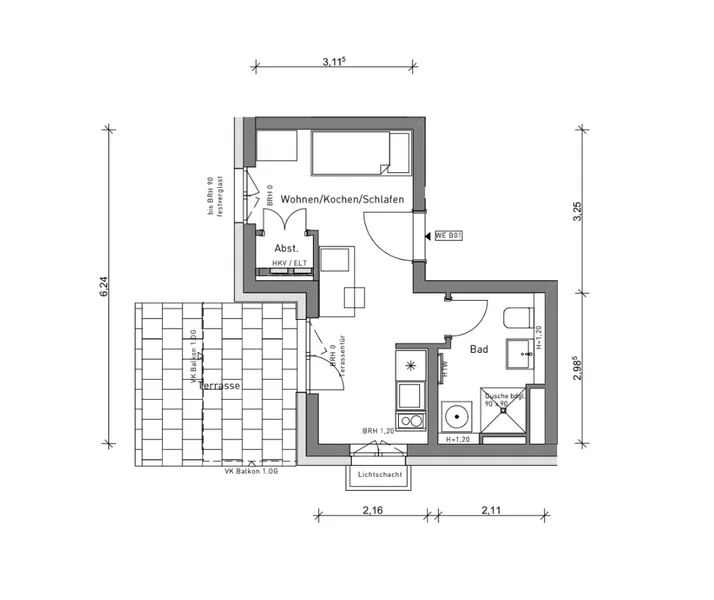 Exklusive 1-Zimmer-Neubauwohnung mit privatem Garten in Berlin-Wedding (Bezugsfrei ab 01.01.2027) — photo 1